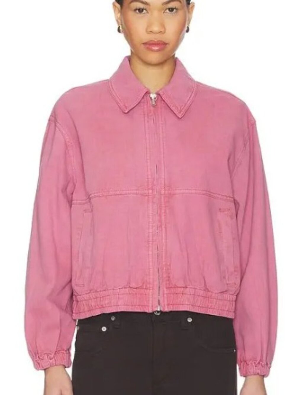 Birdie Track Jacket - Rose Raisin NWT